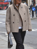 Oversized Button-Down Jas voor Dames - Stijlvol en Comfortabel