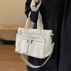 Corduroy Schoudertas Dames – Ruime Shopper met Ritssluiting