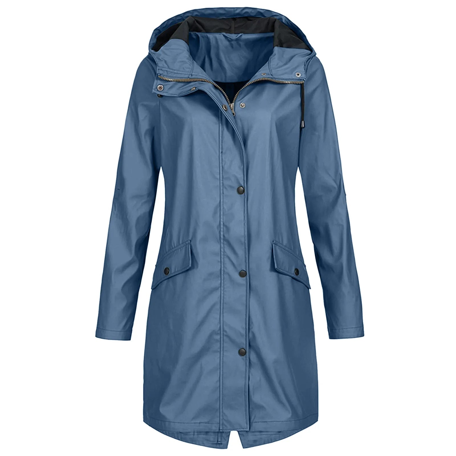 Dames Regenjas met Capuchon – Waterdicht en Winddicht