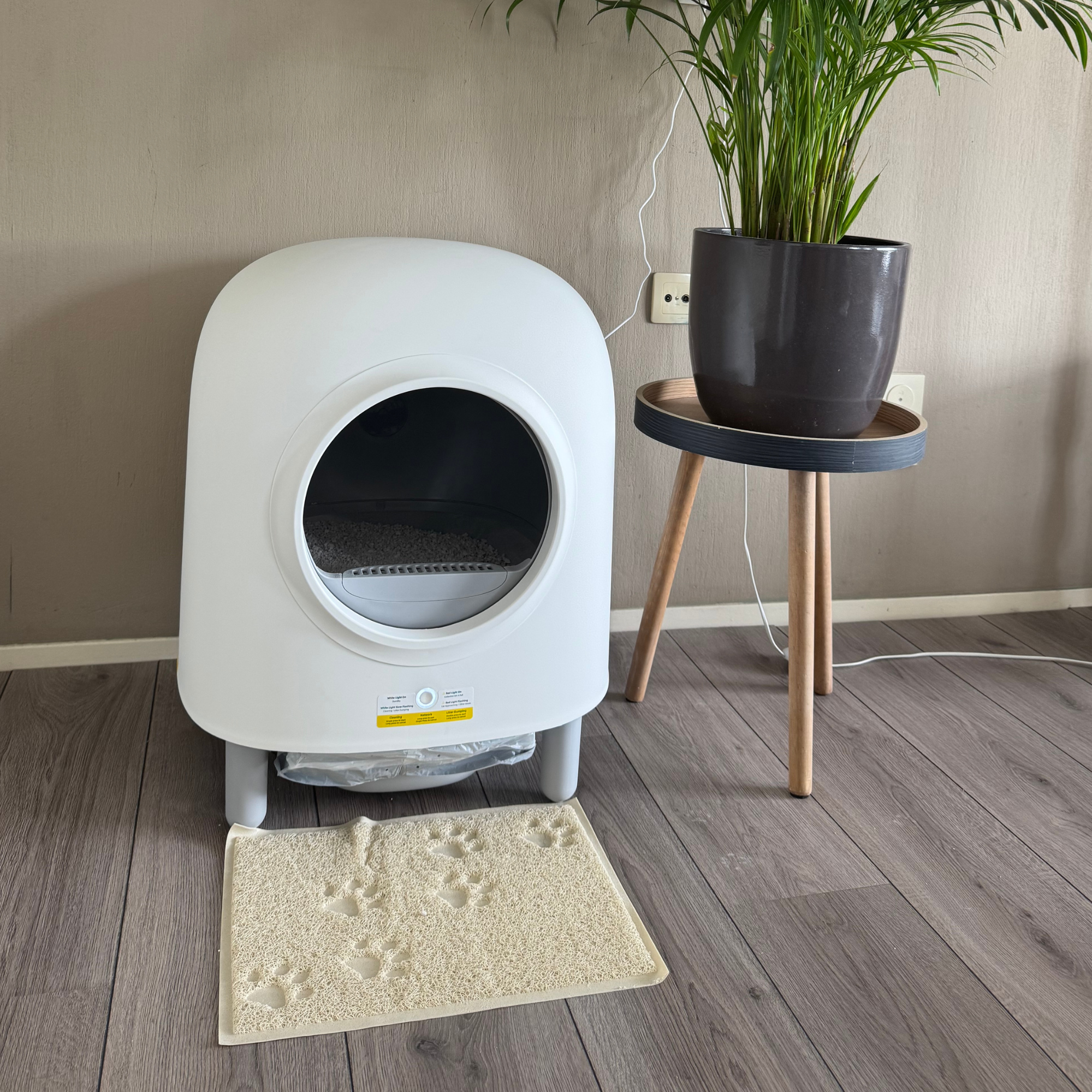 Moderne Gesloten Kattenbak met Compact & Stijlvol Design