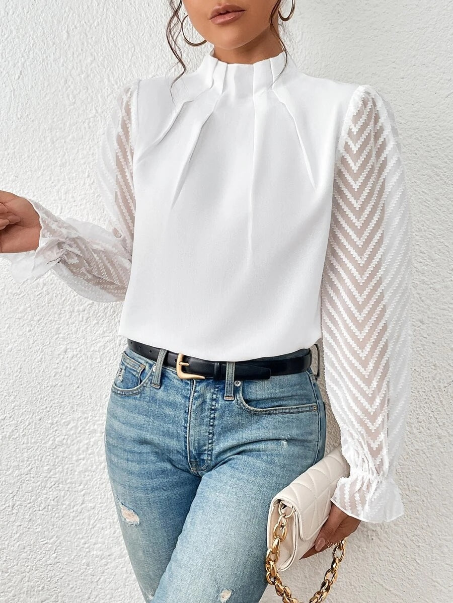 Elegant Geprint Dames Topje voor Elke Gelegenheid