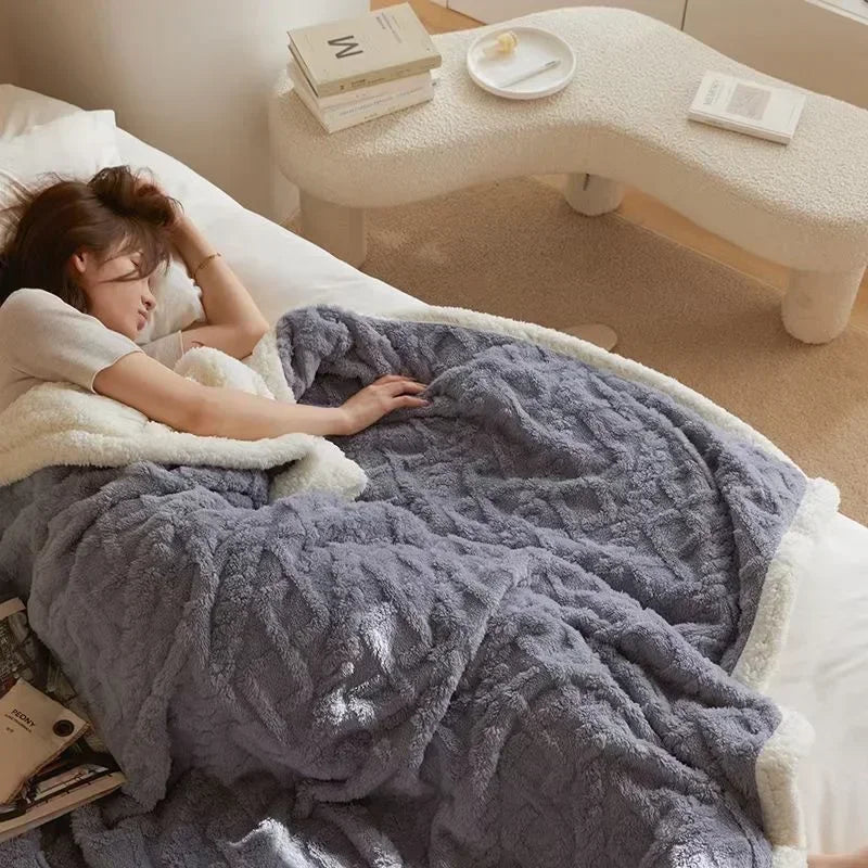 Dikke Winterdeken van Lamswol - Ultieme Warmte en Comfort