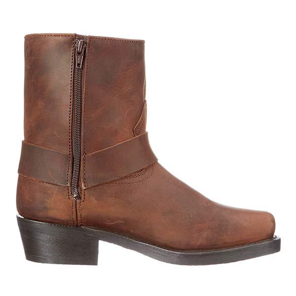 Leren Western Cowboylaarzen met Rits en Comfortzool