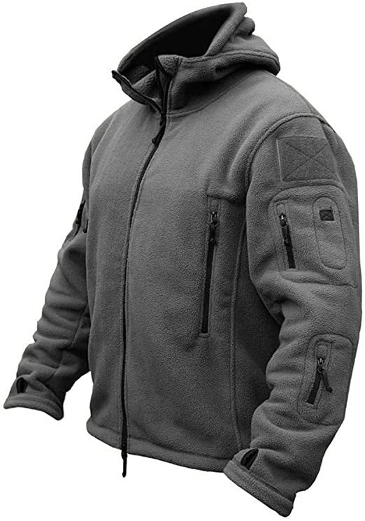 Hooded thermo-fleece jacke voor comfort en functionaliteit-mezamstore.nl