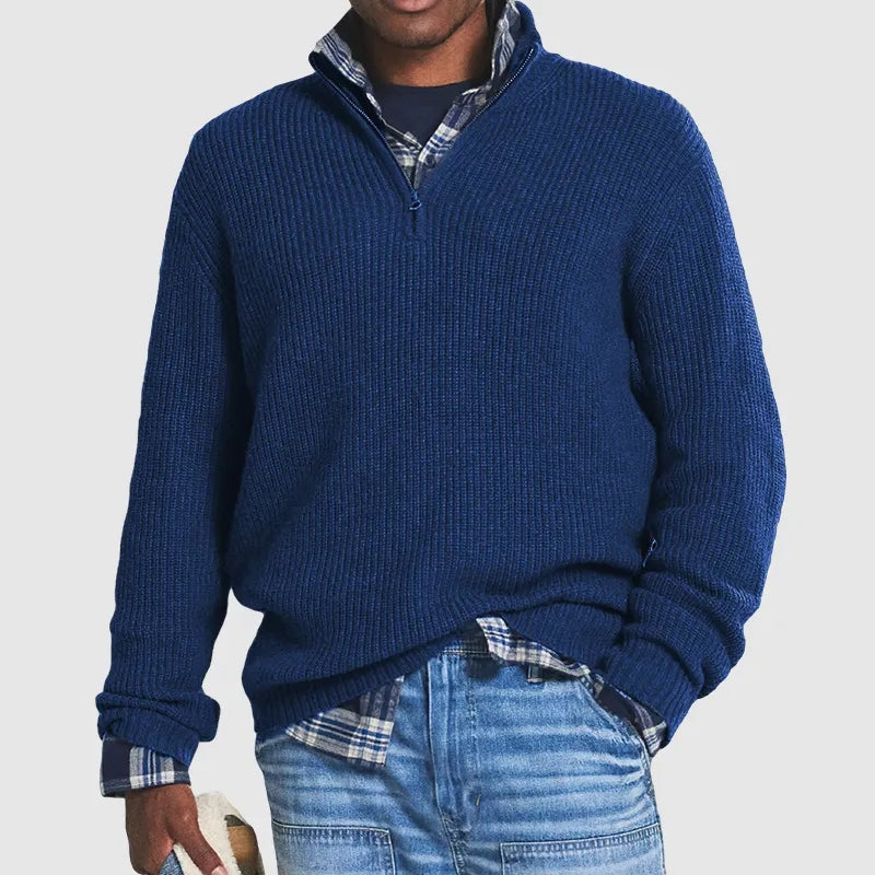 Heren half-zip trui – stijlvol en veelzijdig voor casual en zakelijk