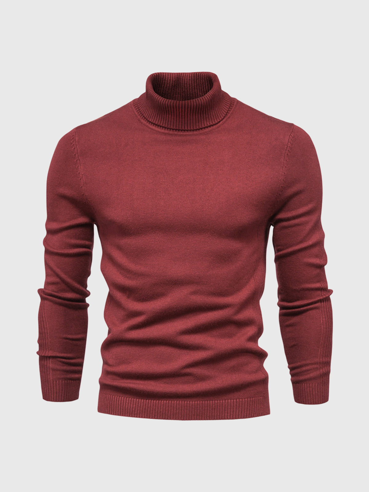 Heren Coltrui – Slim Fit Gebreide Wintertrui