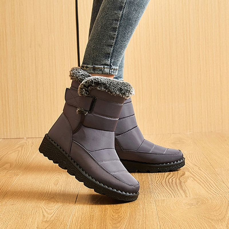 Dames Warme Winterboots – Waterafstotende Laarzen met Antislipzool