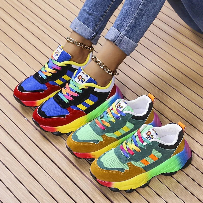 Kleurrijke Orthopedische Sneakers voor Comfort en Ondersteuning
