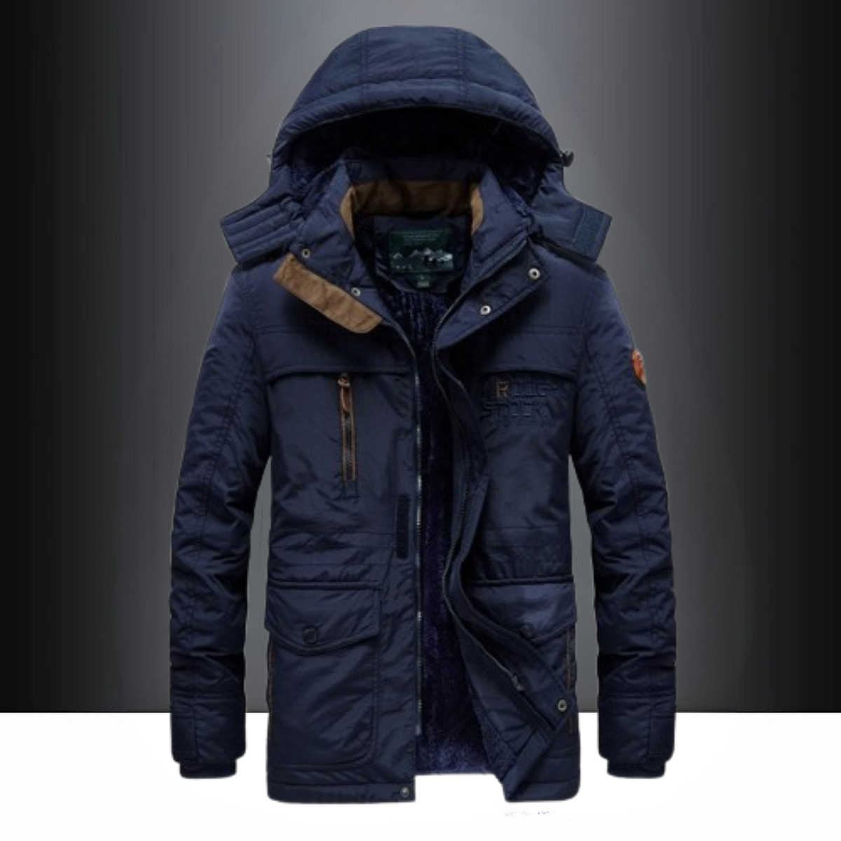 Heren Winterparka met Capuchon – Warme en Functionele Jas
