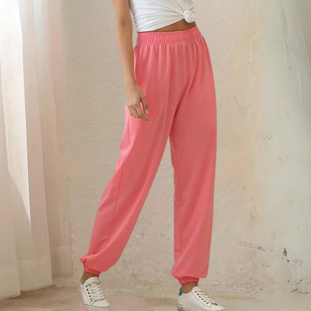 Dames Joggingbroek – Comfortabele Loungebroek met Elastische Taille