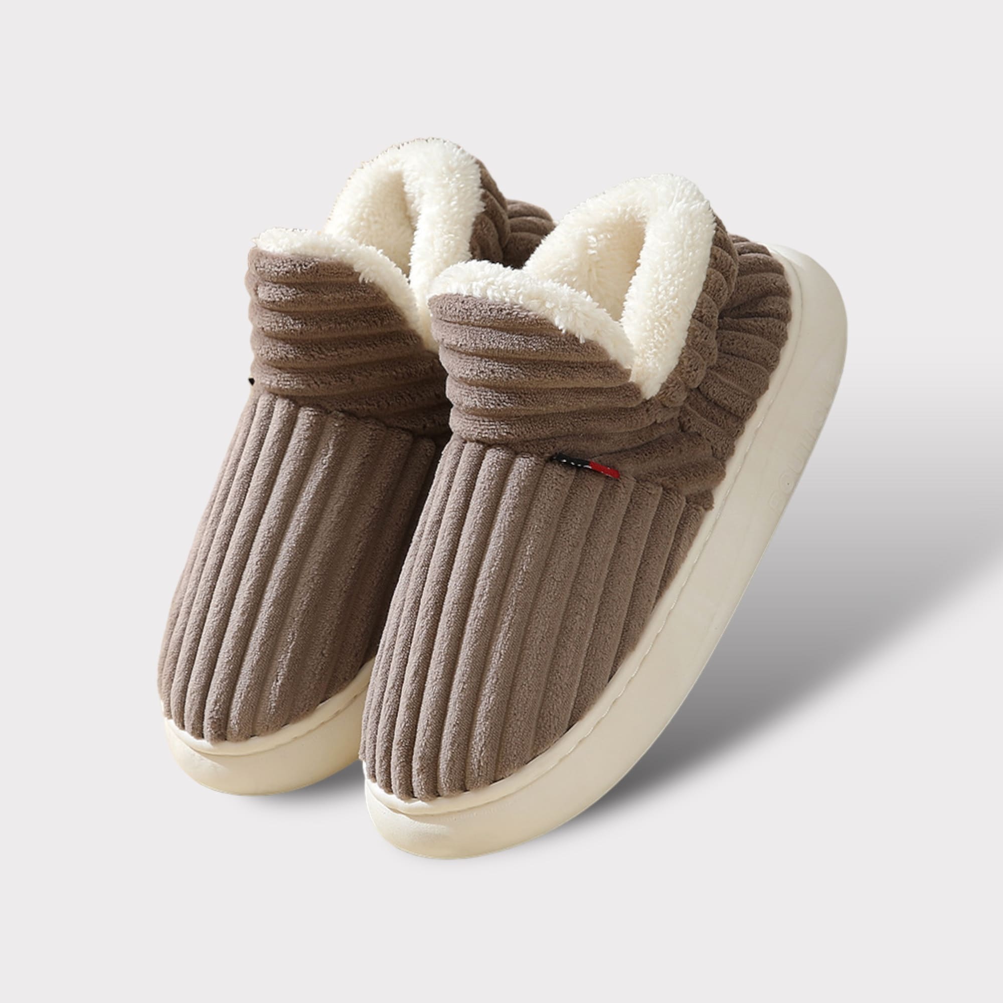 Fleece Dames Pantoffels met Warme Voering en Anti-Slip