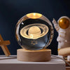 Lichtgevende Bol met 3D Planeten Gravure