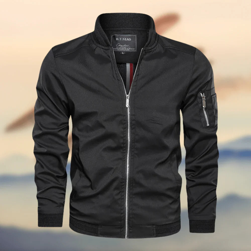 Stijlvol Heren Bomberjack - Regular Fit - Ritssluiting - Lichtgewicht en Duurzaam Design