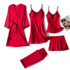 Luxe Zijde Pyjama Set voor Gevoelige Huid