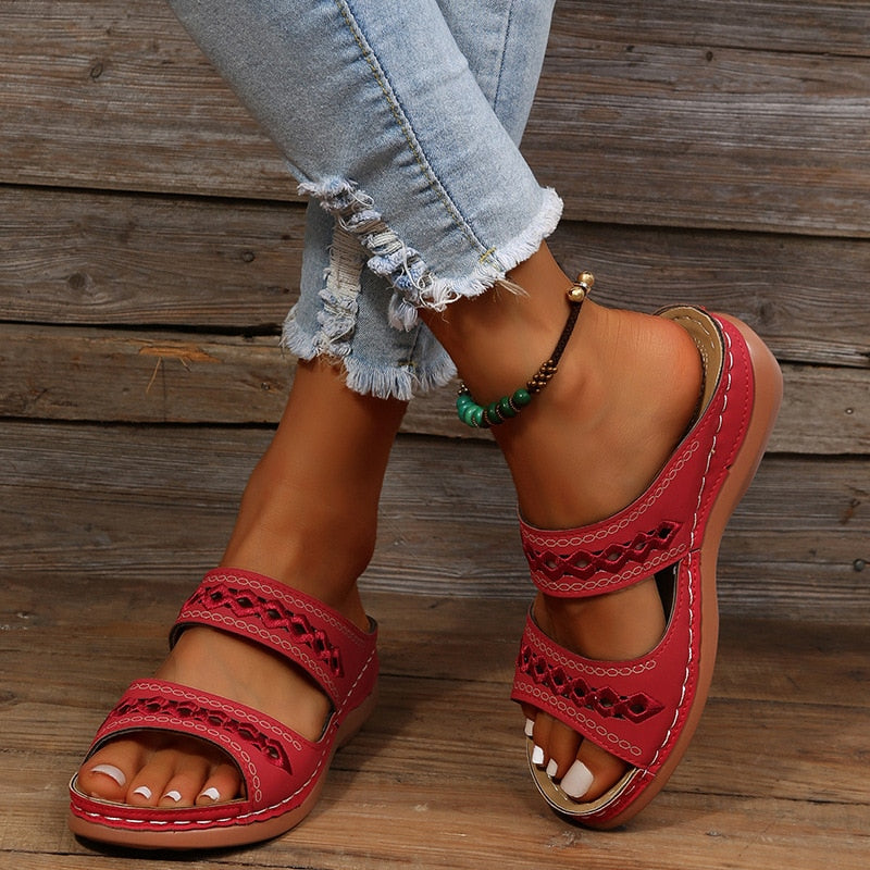 Dames orthopedische sandalen met ondersteuning