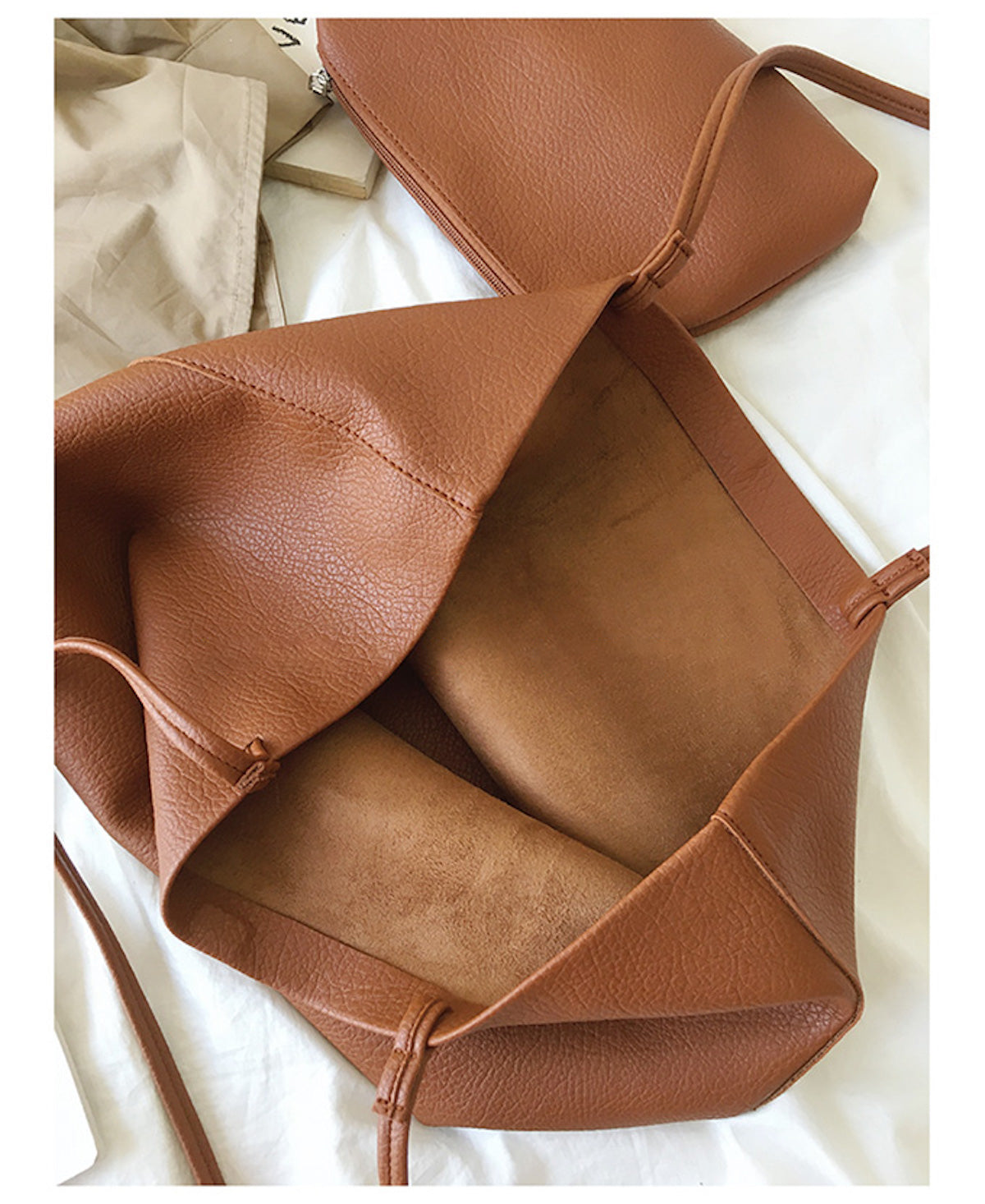 Minimalistische Tote Bag voor Dames – Ruime Schoudertas voor Dagelijks Gebruik