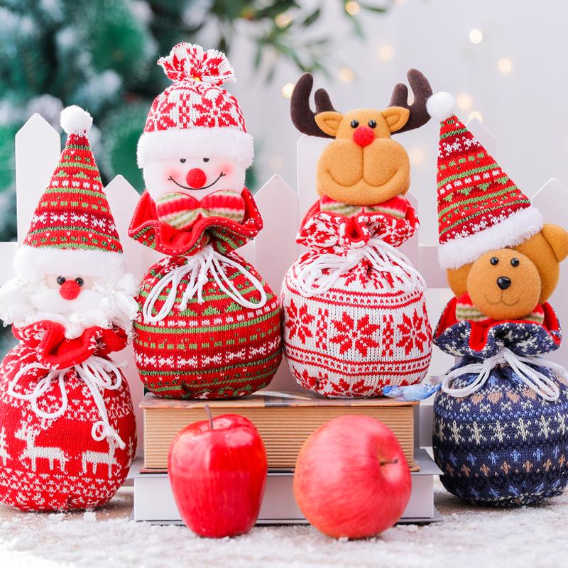 Kerst Gift Bag – Decoratieve Cadeautas Sneeuwman/Rendier/Kerstman