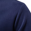 Elegant Heren Langarm Polo Shirt met Klassieke Kraag