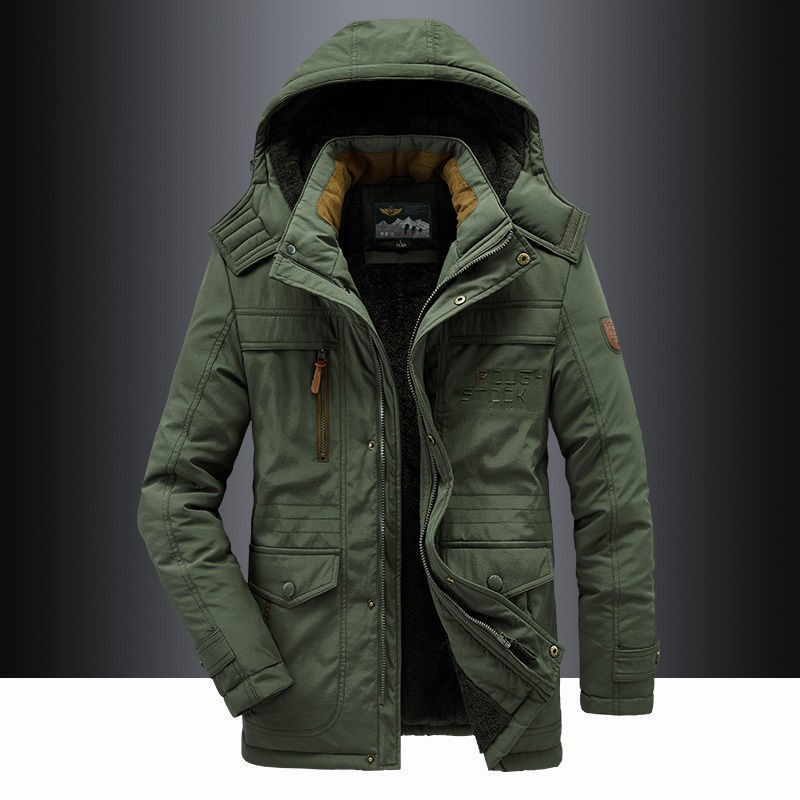 Heren Winterparka met Capuchon – Warme en Functionele Jas