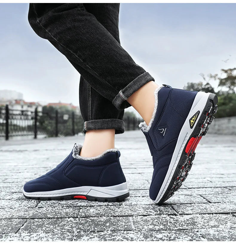 Unisex Winter Instappers – Warme Antislip Sneakers met Bontvoering