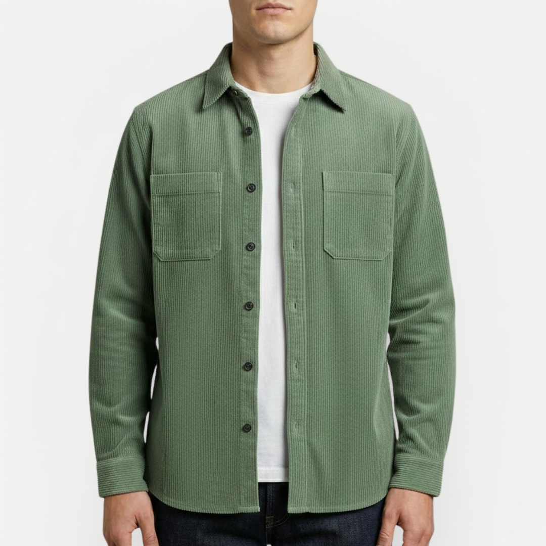 Heren Corduroy Overhemd – Casual & Tijdloos Design
