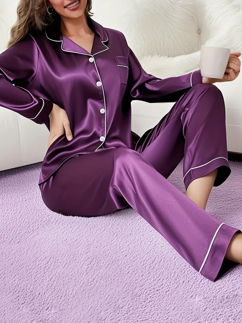 Comfortabele Pyjama Set - Luxe Dames Nachtkleding 2024