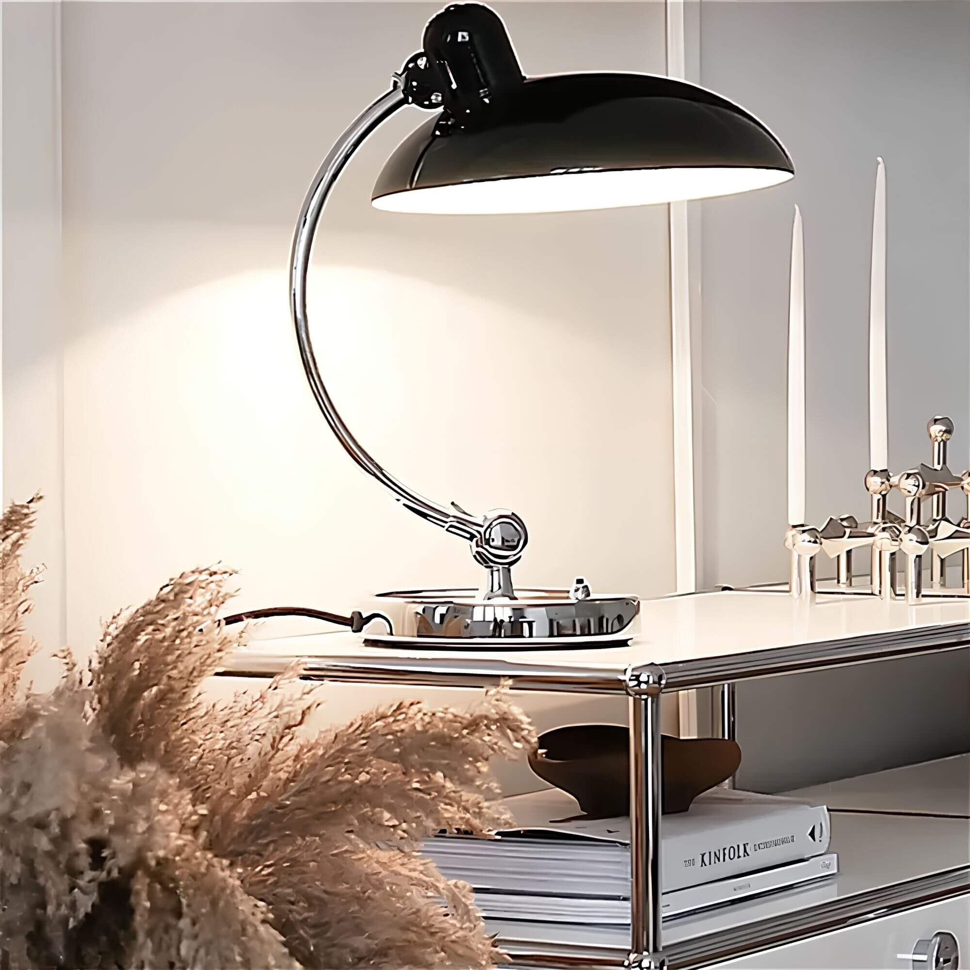 Minimalistische Tafellamp - Scandinavisch Design en Warm Licht