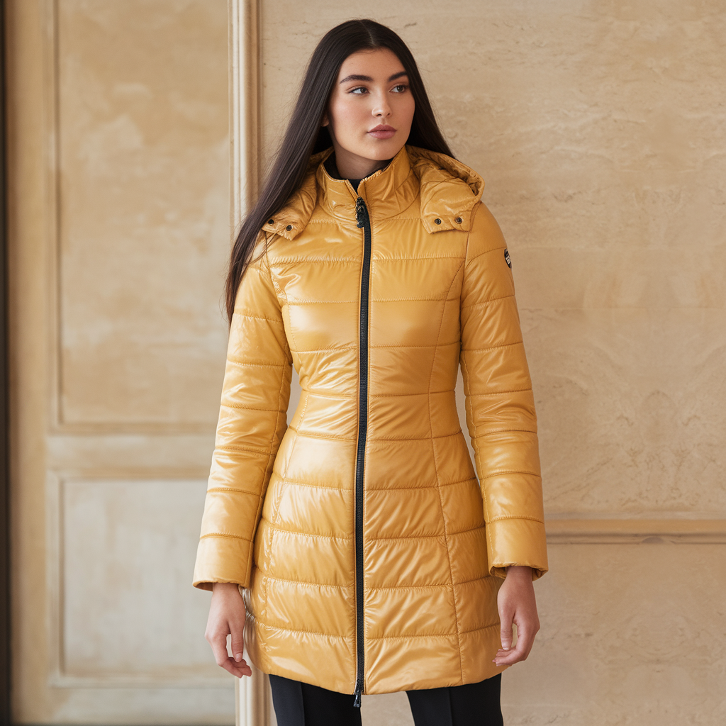 Dames Pufferjas – Lichtgewicht Gewatteerde Winterjas met Capuchon