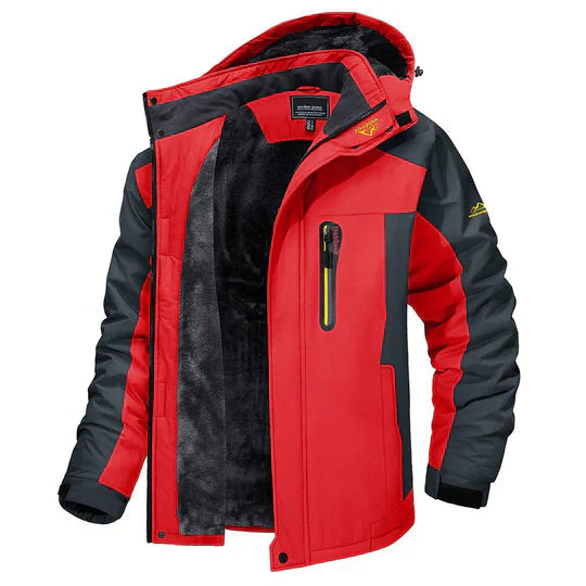 Heren Winterjas met Capuchon – Sportief Ontwerp en Comfortabele Pasvorm