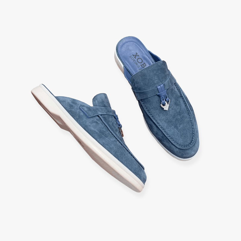 Dames Slip-on Mules met Elegante Gesp en Comfortzool