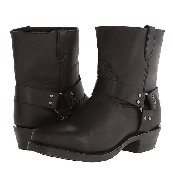 Leren Western Cowboylaarzen met Rits en Comfortzool