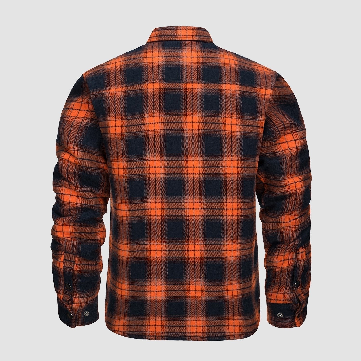Geruite Jas met Klassieke en Comfortabele Stijl