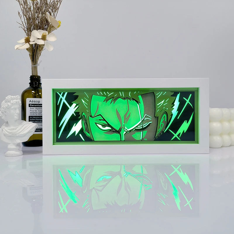 3D LED Nachtlampje met Afstandsbediening - One Piece Decoratie-mezamstore.nl