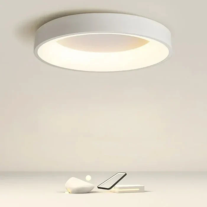 Ronde LED Plafondlamp - Scandinavisch Design, Duurzaam & Sfeervol Licht voor Thuis