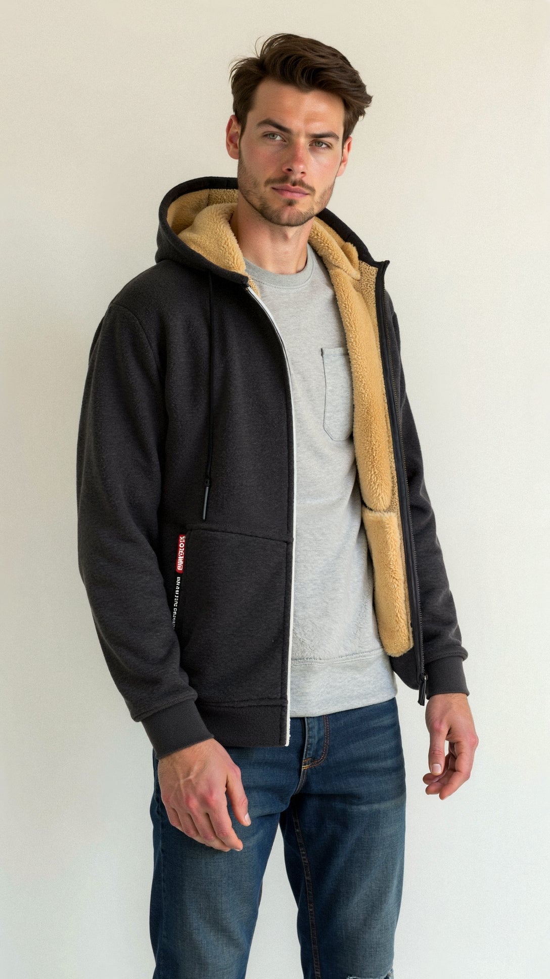 Warme Hoodie met Zacht Fleece en Comfortabele Pasvorm