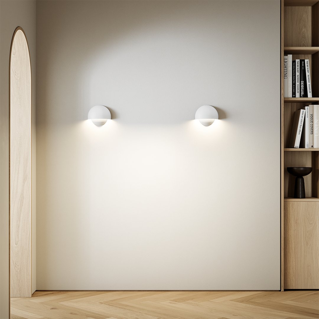 Moderne Wandlamp met Halfrond Design voor Sfeerverlichting