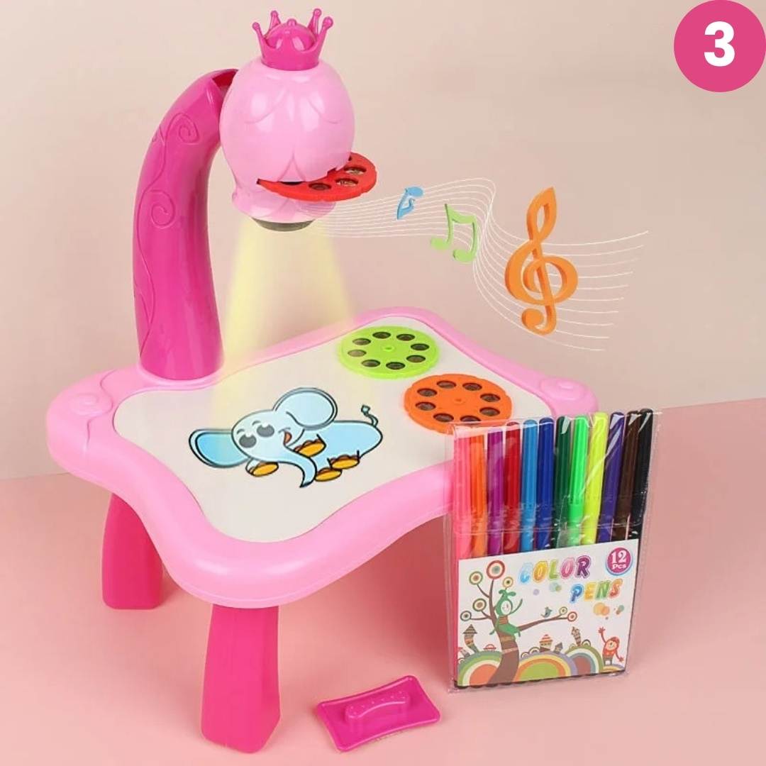 Kreatieve Projektietafel voor Kinderen - Ontdek de Kunst!-mezamstore.nl