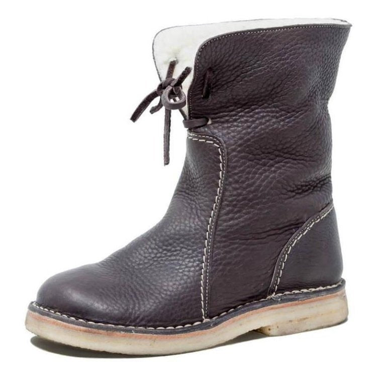 Warme Winterlaarzen met Bontvoering en Stijlvol Design