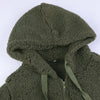 Dames Teddyjas met Capuchon en Zakken