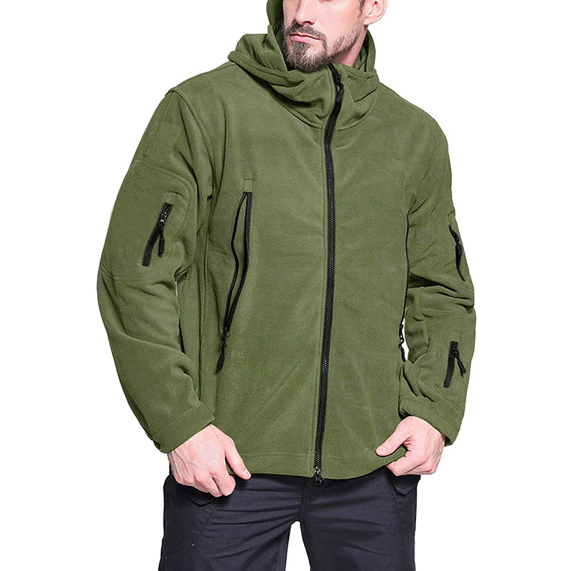 Tactische Fleece Kapuzenjacke voor Winter - Warm en Functioneel-mezamstore.nl