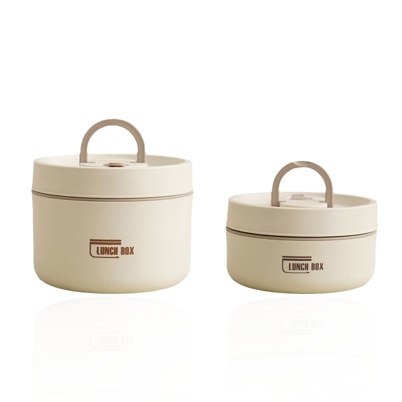 Meerlagige geïsoleerde lunchbox met draagtas – Lekvrij, roestvrij staal, houdt eten urenlang warm of koud, ideaal voor school, werk en onderweg