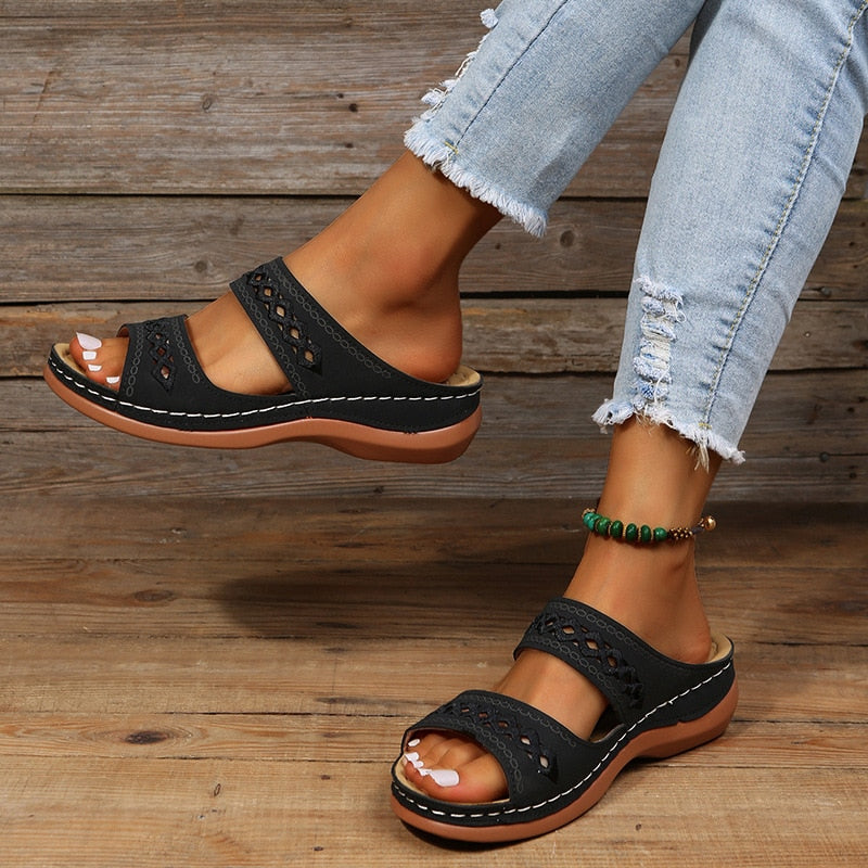 Dames orthopedische sandalen met ondersteuning
