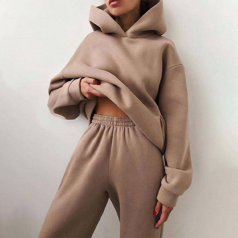 Dames Comfortabele Oversized Lounge Jogging Set