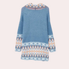 Boho-Stijl Dames Trui voor Comfort en Warmte-mezamstore.nl