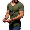 Ademend Comfortabel Fitness T-shirt voor Mannen