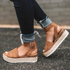 Dames Espadrille Sandalen – Comfortabele Platform Sleehakken Zomer
