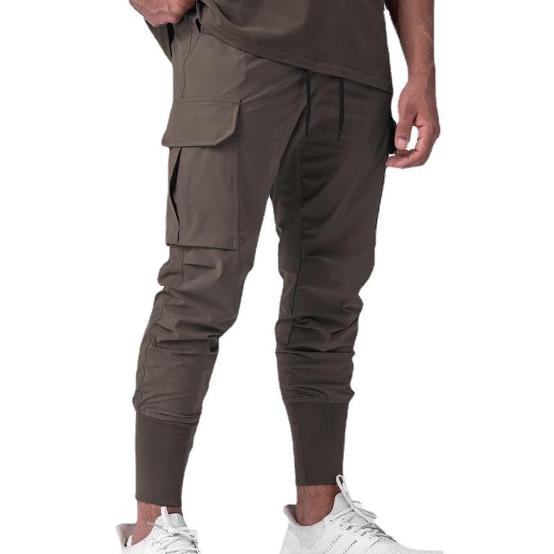 Heren Cargo Joggingbroek – Comfortabele Broek met Zakken en Tapered Fit