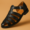 Leren Dames Sandalen met Verstelbare Riem en Comfortabele Pasvorm