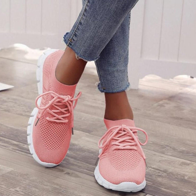 Modieuze Dames Sneakers met Ergonomisch Voetbed en Modern Design