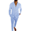 2-delig Herenpak Slim Fit Katoen Effen Design